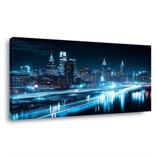 80 Proof American Kitchen & Bar Photos: Stunning Cityscape Wall Art Ideas