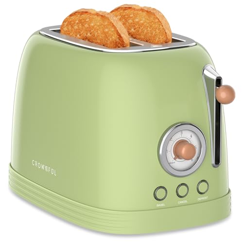 Avocado Green Kitchen Appliances: Stylish Retro Toasters and Protective Covers