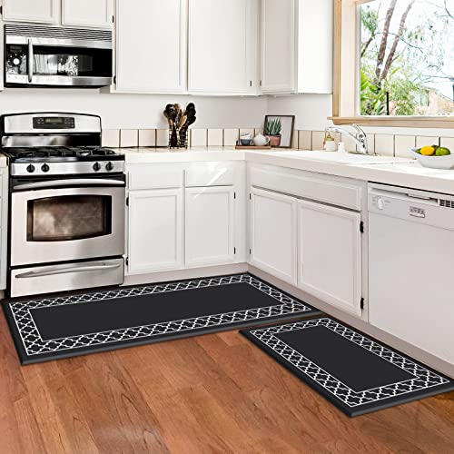 Black And White Kitchen Mat: Stylish Anti-Fatigue Comfort for Every Space