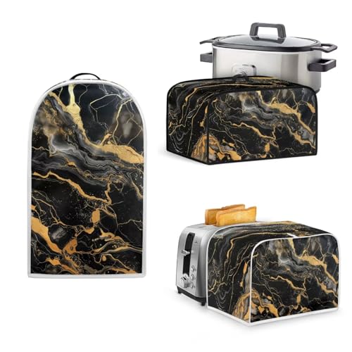 Black Kitchen Appliance Set