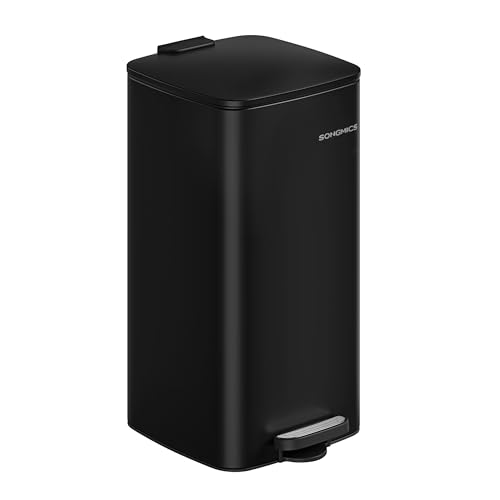 Black Kitchen Trash Can