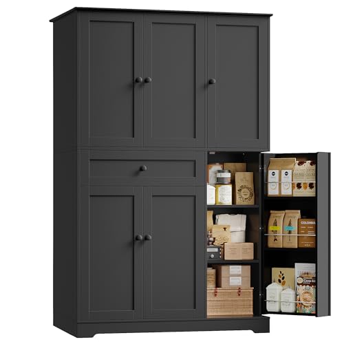 Black Modern Kitchen Cabinets