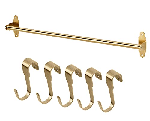 Brass Rail for Kitchen: Stylish and Durable Hanging Organizer Solutions
