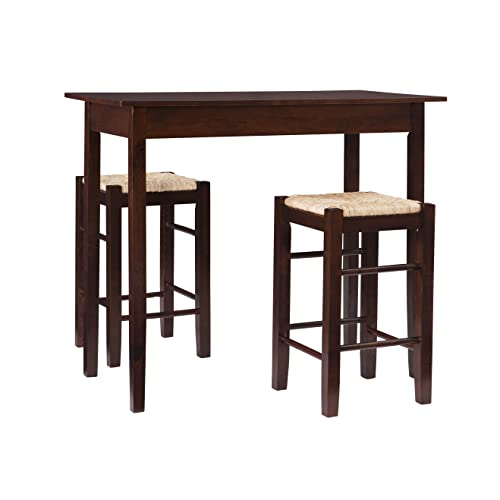 Brik Bar Lounge And Kitchen: Stylish Linon Tavern Espresso Counter Set Review
