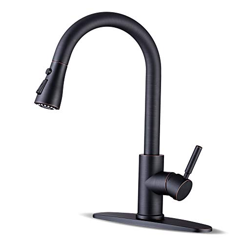 Bronze Kitchen Faucet With Pull Down Sprayer: Stylish and Functional Upgrade