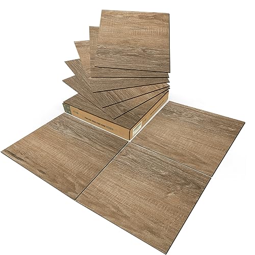 Brown Floor Tiles Kitchen Ideas: Stylish Peel and Stick Vinyl Options