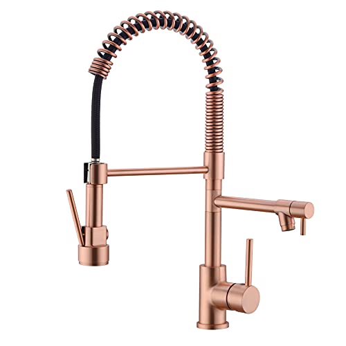 Brushed Copper Kitchen Faucet: Elegance Meets Functionality in Your Kitchen