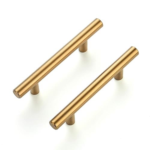 Brushed Gold Kitchen Handles