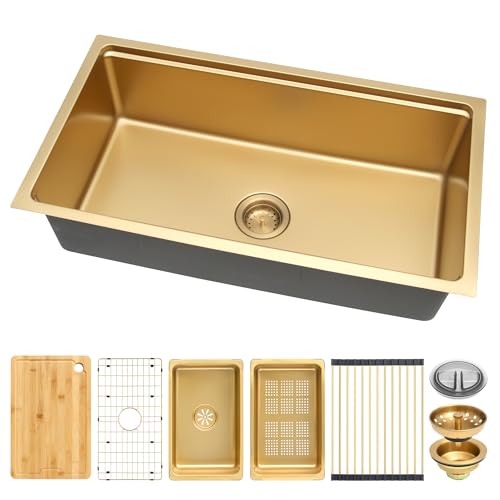 Brushed Gold Kitchen Sink: Elevate Your Modern Kitchen with Luxury