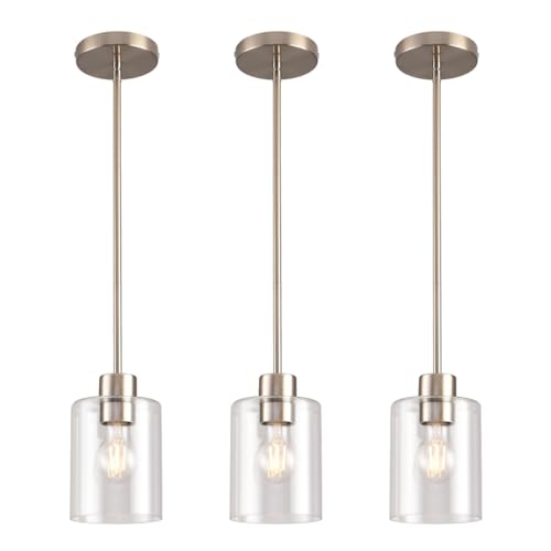 Brushed Nickel Pendant Lights for Kitchen Island