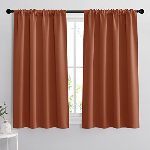Burnt Orange Kitchen Curtains