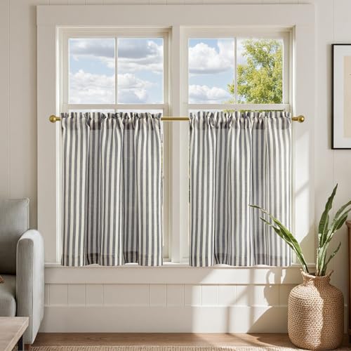 Cafe Curtains for Kitchen Windows: Stylish Linen Drapes for Cozy Spaces