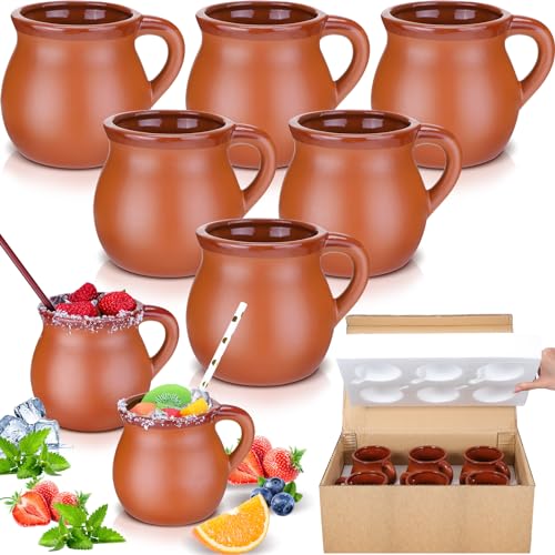 Caliente Mexican Kitchen And Bar: Authentic Clay Cantaritos For Perfect Cocktails