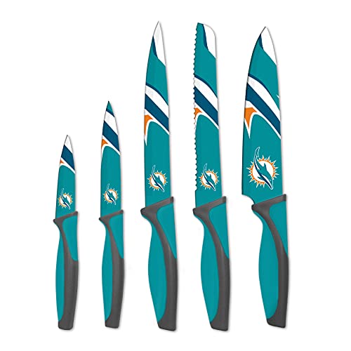 Chicken Kitchen Miami Fl: Must-Have Miami Dolphins NFL Knife Set & Magnets