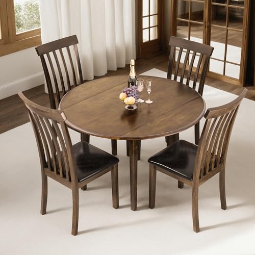 Circle Kitchen Table And Chairs: Stylish Space-Saving Dining Sets for Four