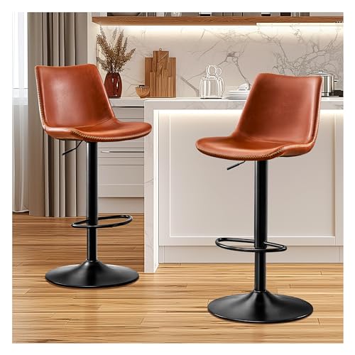Crazy Horse Kitchen And Bar: Stylish Adjustable Leather Bar Stools Review
