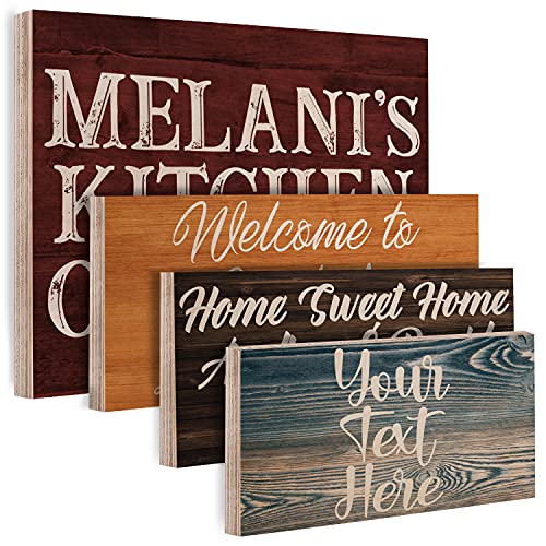 Custom Personalized Kitchen Signs to Elevate Your Home Decor