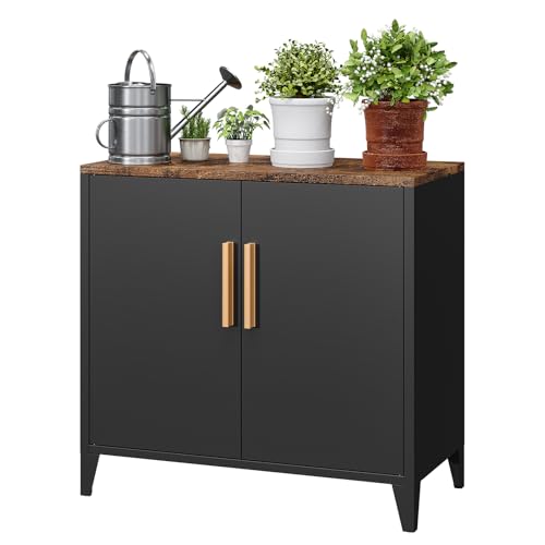 Dark Stained Kitchen Cabinets