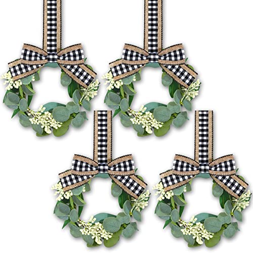 Decorations on Top of Kitchen Cabinets: Farmhouse Wreaths and Rustic Accents