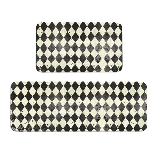 Door Mat Harlequin Floral Kitchen Rugs: Stylish, Cushioned, and Non-Slip Options