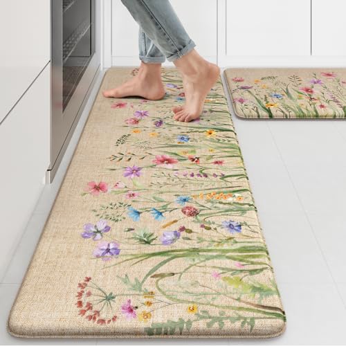Floor Mat Floral Kitchen Mats: Stylish Comfort for Every Kitchen Space