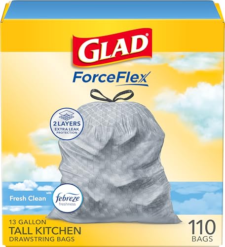 Glad Tall Kitchen Garbage Bags: Durable, Odor-Blocking Trash Solutions Reviewed