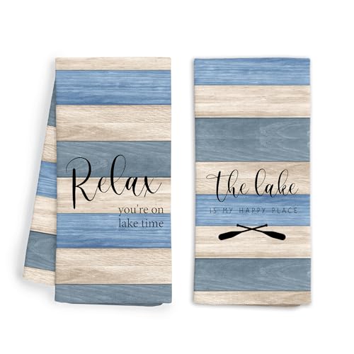 Grand Lake Kitchen Lake Merritt: Stylish Towels for Lake House Decor