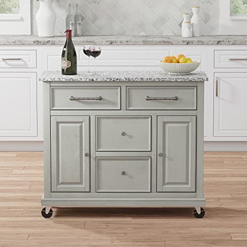 Granite Top Kitchen Cart: Stylish Storage and Durable Workspace Solutions