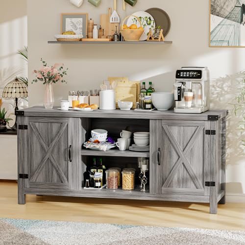Gray Washed Kitchen Cabinets