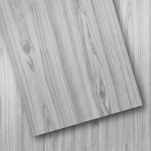 Gray Wood Floor in Kitchen