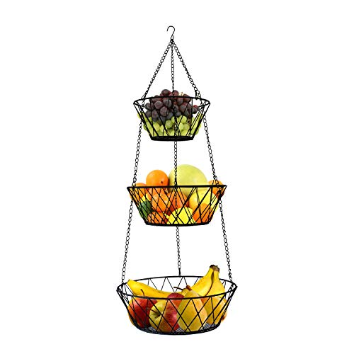 Hanging Fruit Baskets for Kitchen: Maximize Space with Stylish Storage Solutions