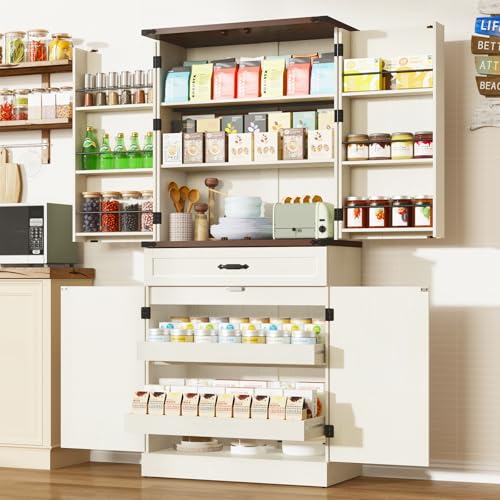 Homfa 3 Drawer Large Kitchen Pantry: Stylish Storage for Every Home