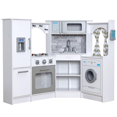 Kidkraft Ultimate Corner Play Kitchen: Interactive Fun with Lights & Sounds