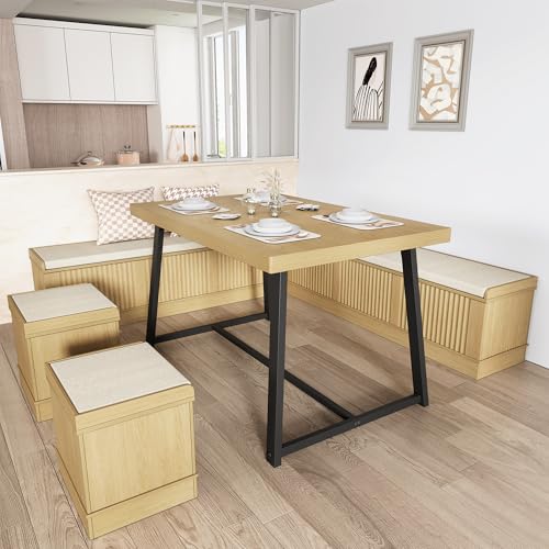 Kitchen Banquette With Storage