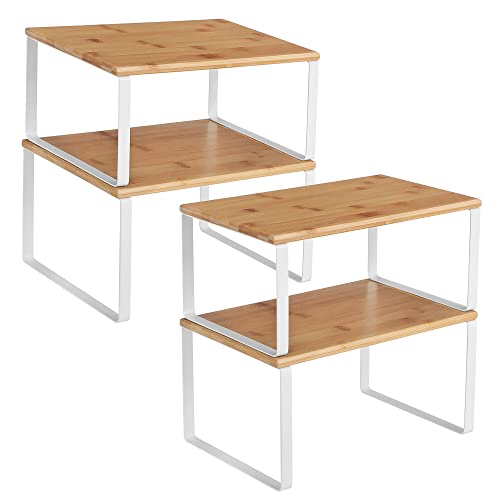 Kitchen Cabinet Organization Shelves: Maximize Space with Stackable Storage Solutions
