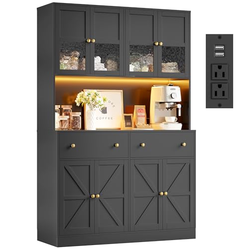 Kitchen Cabinets With Black Countertops