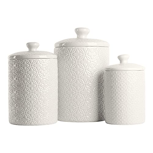 Kitchen Canister Set of 3: Stylish Airtight Storage for Coffee & Sugar