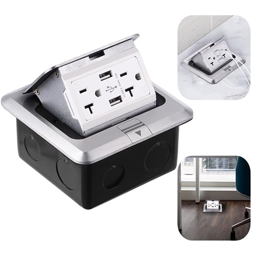 Kitchen Counter Pop Up Outlet: Space-Saving Power with USB Charging