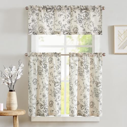 Kitchen Curtains With Valances: Stylish Farmhouse Sets for Small Windows