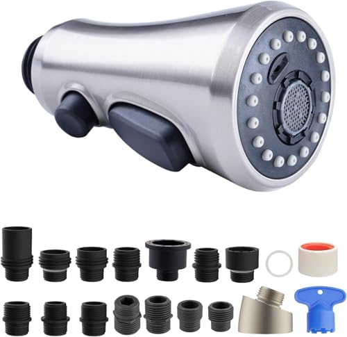 Kitchen Faucet With Sprayer Replacement: Top Universal Pull-Down Spray Heads