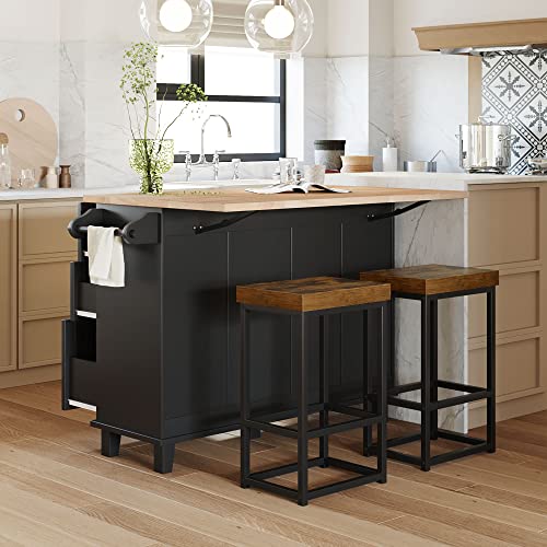 Kitchen Island With Bar Stools