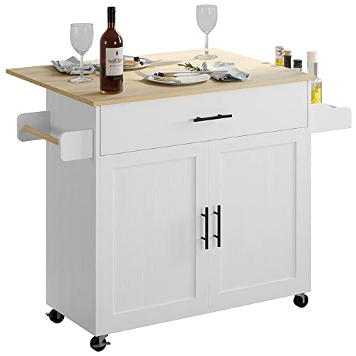 Kitchen Island With Drop Leaf And Wheels: Ultimate Mobile Kitchen Solution