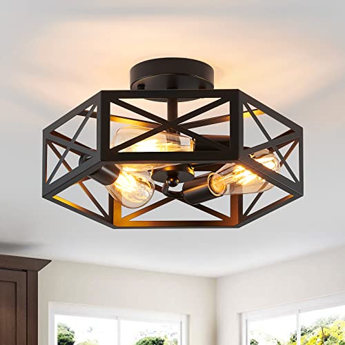 Kitchen Light Fixtures Semi Flush