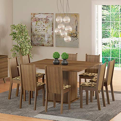 Kitchen Table And 8 Chairs: Stylish Rustic Sets for Spacious Dining Rooms