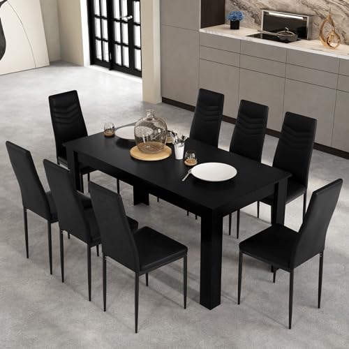 Kitchen Table With 8 Chairs: Stylish, Spacious Sets for Family Gatherings