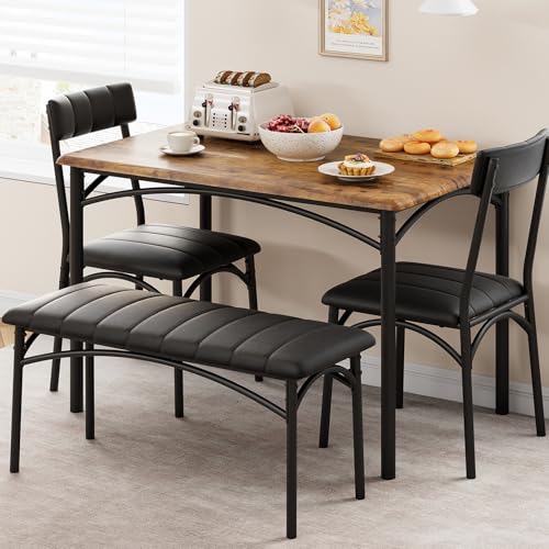 Kitchen Table With Bench Set