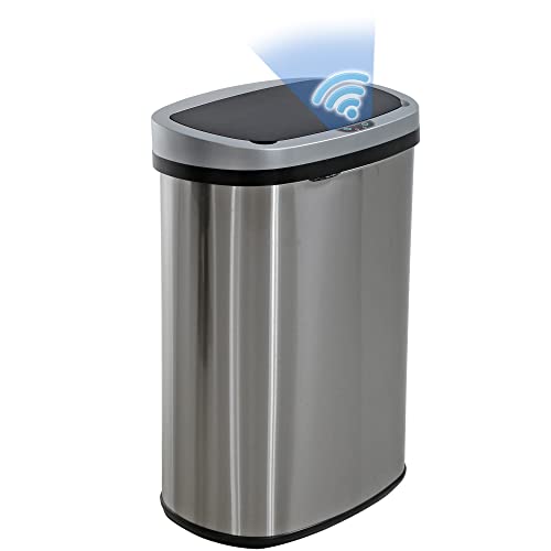 Kitchen Trash Can Automatic Lid