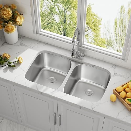 Kitchen Undermount Double Sink