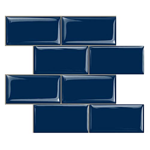 Kitchen With Blue Tiles: Transform Your Space with Stylish Peel-and-Stick Backsplash