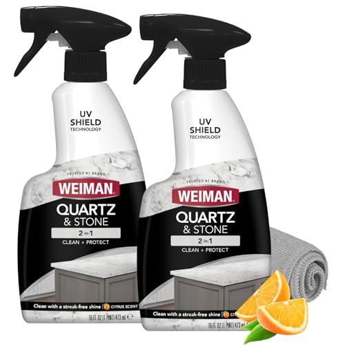 Kitchen With Quartz Countertops: Essential Cleaners and Protectors for Shine